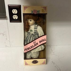 Collectable 13” Porcelain Doll Original Box